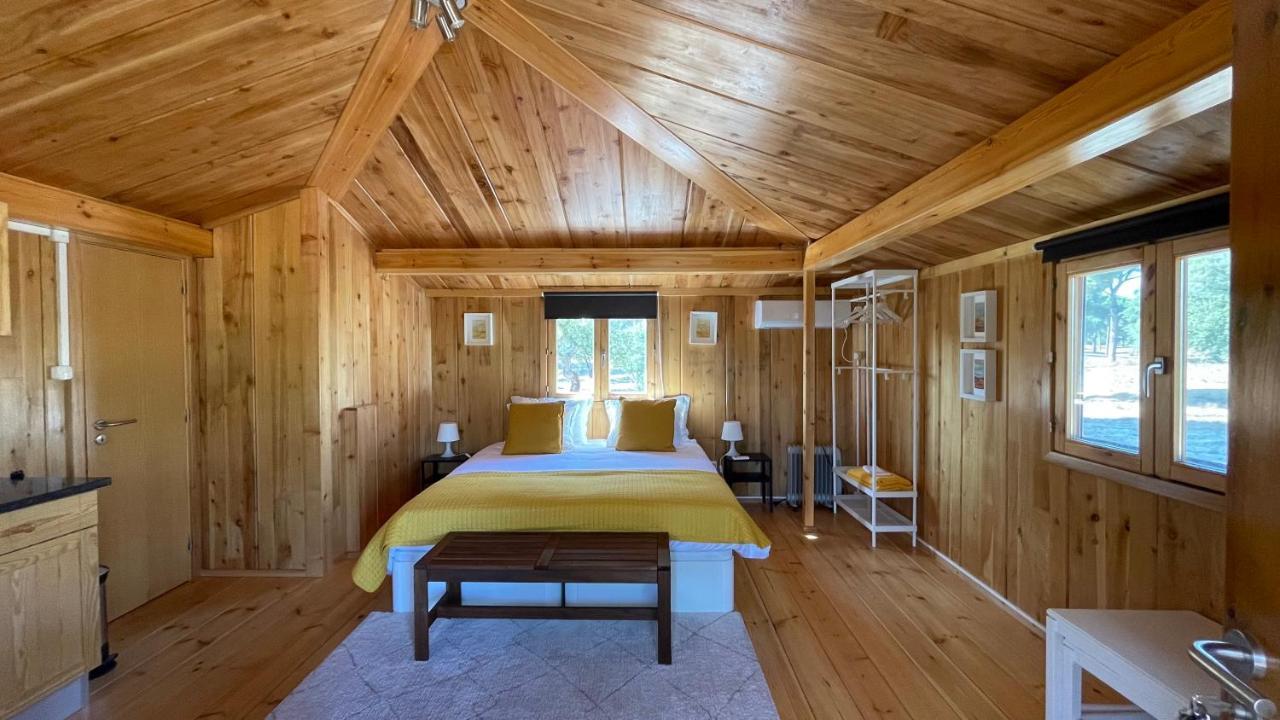 Águas de Moura Suspended Wooden House - Monte Da Cortica 빌라 외부 사진