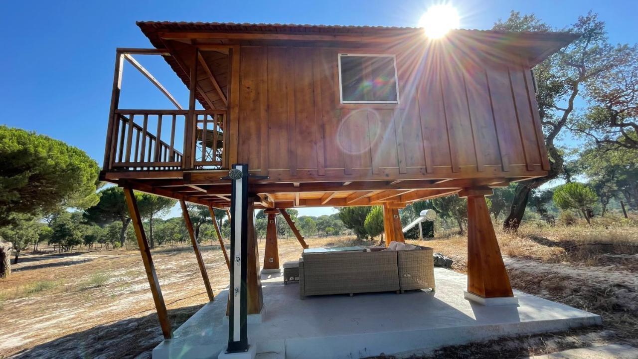 Águas de Moura Suspended Wooden House - Monte Da Cortica 빌라 외부 사진